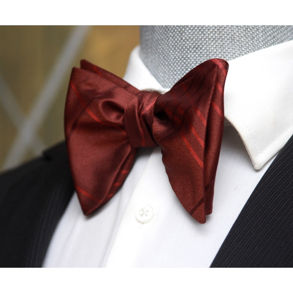 Men's Self-tied Bow Tie‎ 100%Silk Big Butterfly S652